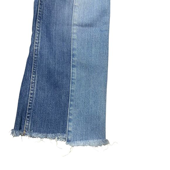 Wrangler Wrock High Rise Kick Flare Two Tone Jeans NEW - Picture 5 of 7